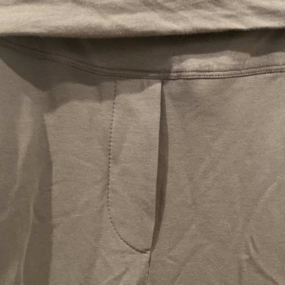 Brunello Cucinelli gray fold-over waist leggings - Picture 3 of 11